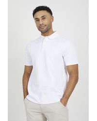 Brave Soul - 'Brandon' Jaquard Knit Polo Shirt - Lyst