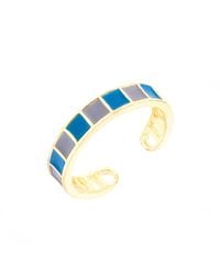 The Jewellery Stockroom - Plated Enamel Ring - Lyst