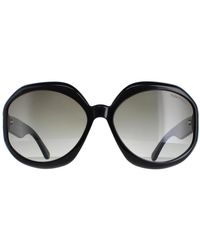 Tom Ford - Round Shiny Smoke Gradient Georgia 02 Ft1011 - Lyst