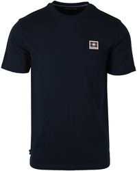 Aquascutum - Club Check Patch T-Shirt - Lyst