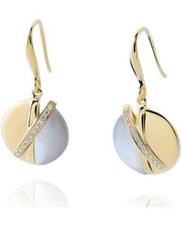 Orphelia - 'Moragene' 925 Sterling Drop Earrings - Lyst