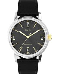 Timex - Marlin Automatic Watch Tw2W33900 Leather (Archived) - Lyst