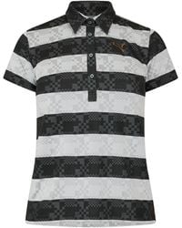 PUMA - Golf Ss Border Polo - Lyst