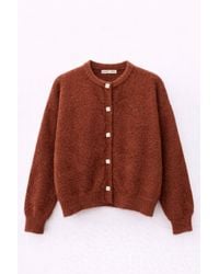 MixRay - Oversized Jacquard Button Cardigan - Lyst