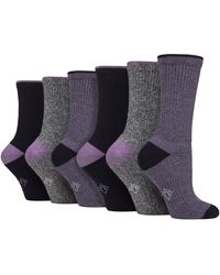 Country Pursuit - 6 Pairs Ladies Water Repellent Midweight Outdoor Socks For Hiking & Walking - Lyst