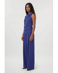 Karen Millen - Cupro Touch Trouser Co Ord - Lyst