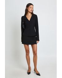 Boohoo - Tall Tailored Mini Skirt - Lyst