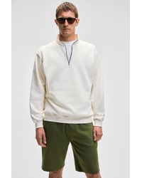 Grimelange - Half Zip Turtleneck Sweatshirt - Lyst