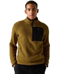 Regatta - Frankie Borg Quarter Zip Fleece Jacket (Rich Tan/ - Lyst