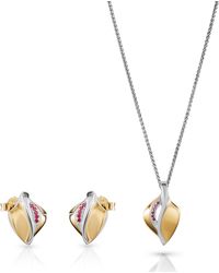 Orphelia - 'Anet' 925 Sterling Set: Chain-Pendant + Earrings - Lyst