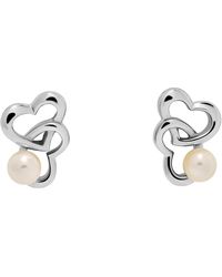 Orphelia - 'Lili' 925 Sterling Stud Earrings - Lyst