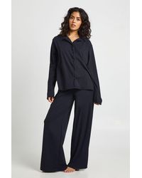 Boohoo - Super Soft Long Sleeve Top & Trousers Pyjama Set - Lyst