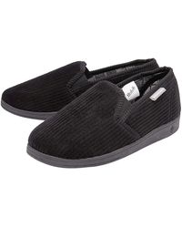 Dunlop - Tartan Lined Slippers With Memory Foam - Lyst