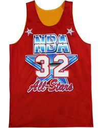 Mitchell & Ness - Nba All Stars La Lakers Magic Johnson Jersey Weste - Lyst