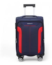 Infinity Leather - Soft Cabin Suitcase Nylon 900D Suitable Integrated Lock For Easyjet, Ryanair, Wizzair - Lyst