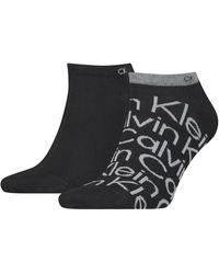 Calvin Klein - 2 Pack Ankle Signiture Socks - Lyst