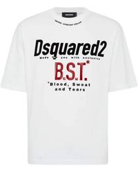DSquared² - Bloody Sweat Tears T-Shirt Cotton - Lyst