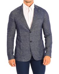 La Martina - Long-Sleeved Blazer With Regular Fit Pmja04-Tw338 - Lyst