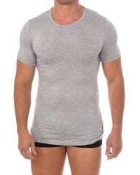 Bikkembergs - Fashion Bamboo Short Sleeve T-Shirt Bkk1Uts03Si - Lyst
