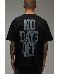 BoohooMAN - Active No Days Off Oversized T-Shirt - Lyst