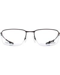 Oakley - Half Rimless Pewter Ox5148 Wingback Sq - Lyst