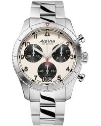 Alpina - Startimer Pilot Watch Al-372Wb4S26B Stainless Steel - Lyst