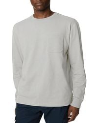 Marks & Spencer - M&S Long Sleeve T Shirt Pure Soft Cotton Crew Neck Oversized Fit Winter Tee - Lyst