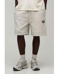 BoohooMAN - Regular Fit High Build Printed Jersey Short - Lyst