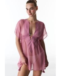 Penti - Mini Woven Beach Cover-Up With Tassels - Lyst