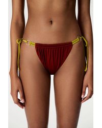 Penti - Junia Side Metallic Thread Mid-Waist Bikini Bottom - Lyst