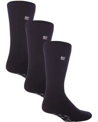 Heat Holders - 3 Pair Multipack Slipper Socks With Grips For Winter - Lyst