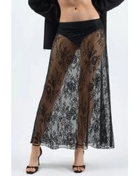 Hiccup - High Waist Lace Maxi Skirt - Lyst