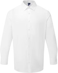PREMIER - Poplin Long-Sleeved Formal Shirt - Lyst