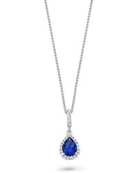 Orphelia - 'Enora' 925 Sterling Chain With Pendant - Lyst