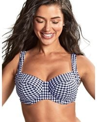 Panache - Sw1722 Gingham Full Cup Bikini Top - Lyst