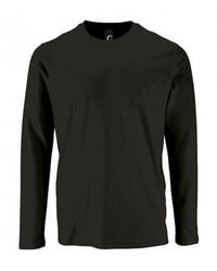 Sol's - Imperial Long Sleeve T-Shirt (Deep) - Lyst