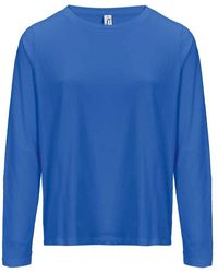 Sol's - Ladies Monarch Long-Sleeved T-Shirt (Royal) - Lyst