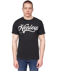 Henleys - Scripthen Logo T-Shirt - Lyst