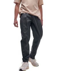 TOPMAN - Chino Pant Tapered Fit Textured Soft Cotton Twin Pleat Trouser - Lyst
