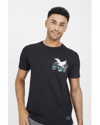 Brave Soul - Cotton Graphic Print Short Sleeve T-Shirt - Lyst