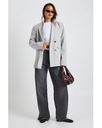 Boohoo - Tall Wool Oversized Tailored Blazer - Lyst