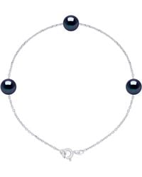Ateliers Saint Germain - Bracelet 3 Real Cultured Freshwater Pearls Round 7-8 Mm - Lyst