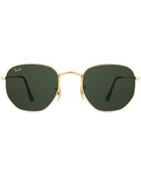 Ray-Ban - Sunglasses Hexagonal 3548N 001 G-15 Metal - Lyst