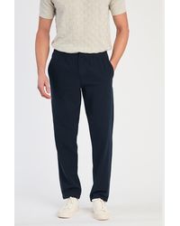 Nines - Linen Blend Classic Fit Trousers - Lyst