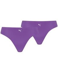 PUMA - Seamless String Thong Underwear - Lyst