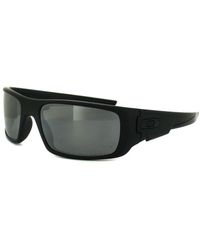 Oakley - Wrap Matt Iridium Polarized Sunglasses - Lyst