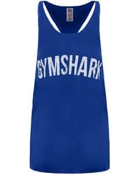 GYMSHARK - Bold Stringer Tank Top Cotton - Lyst