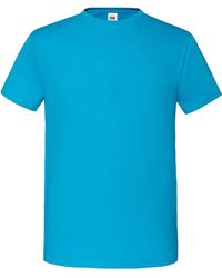 Fruit Of The Loom - Iconisch 150 T-shirt (azuurblauw) - Lyst