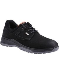 Hush Puppies - Pele Leather Nubuck Lace-Up Shoes - Lyst