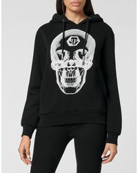 Philipp Plein - Sweatjack Met Capuchon Skull - Lyst